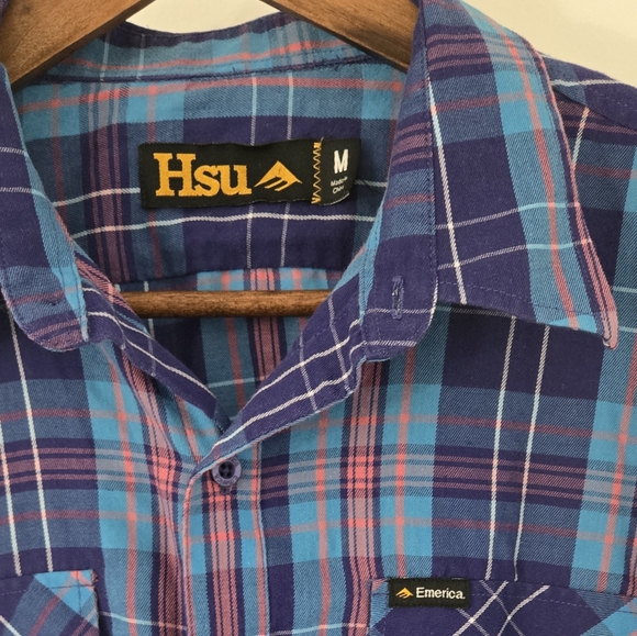 Hsu X Emerica skate flannel longsleeves - Picture 2 of 2